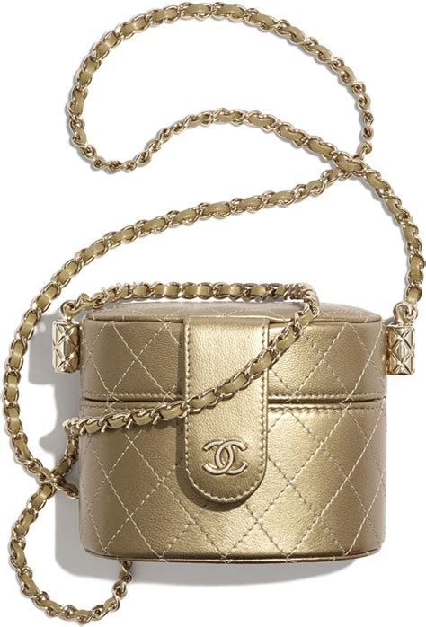 chanel vanity with chain 2021|Chanel clutch bag with chain.